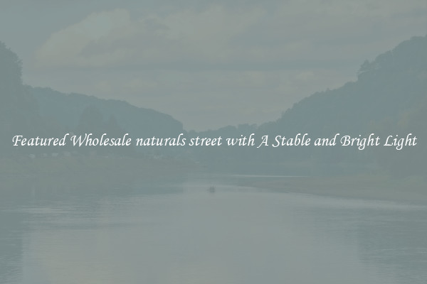 Featured Wholesale naturals street with A Stable and Bright Light