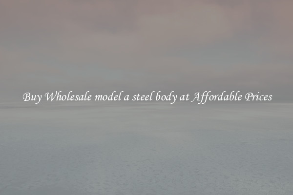 Buy Wholesale model a steel body at Affordable Prices