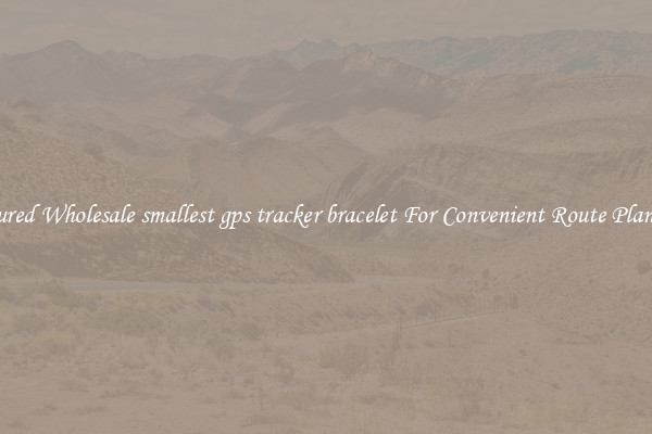 Featured Wholesale smallest gps tracker bracelet For Convenient Route Planning 