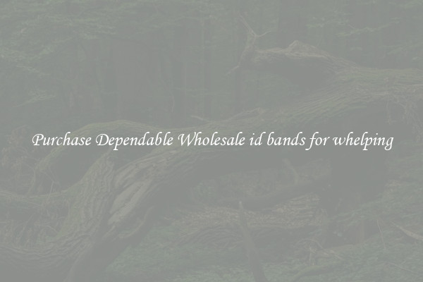 Purchase Dependable Wholesale id bands for whelping