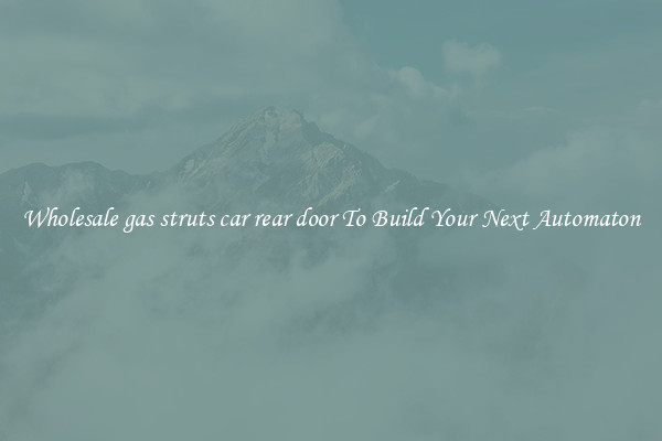Wholesale gas struts car rear door To Build Your Next Automaton