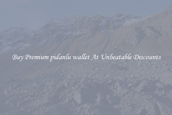 Buy Premium pidanlu wallet At Unbeatable Discounts